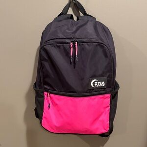 Zyia Active Black and Pink Women's Backpack